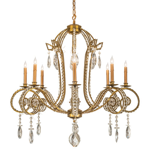 Meyda 40" Wide Lucerne 8 Light Chandelier- 204918