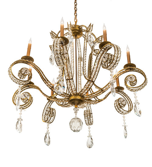 Meyda 40" Wide Lucerne 8 Light Chandelier- 204918