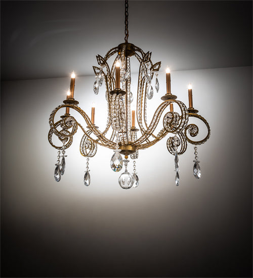 Meyda 40" Wide Lucerne 8 Light Chandelier- 204918