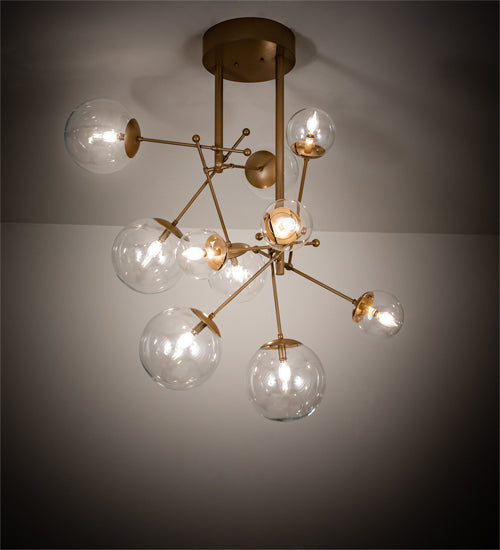 Meyda 40" Wide Bola Matrix Chandelier 210833