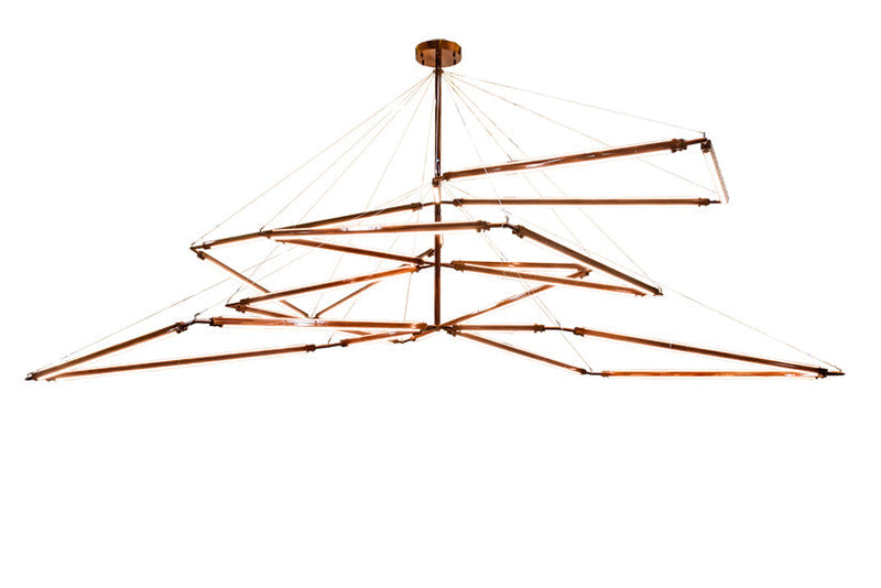 Meyda 216" Wide Isotope Chandelier- 210950