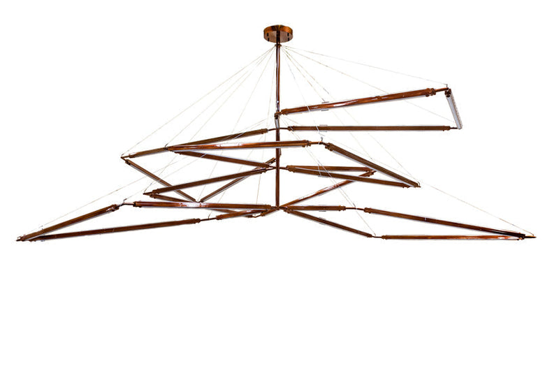 Meyda 216" Wide Isotope Chandelier- 210950