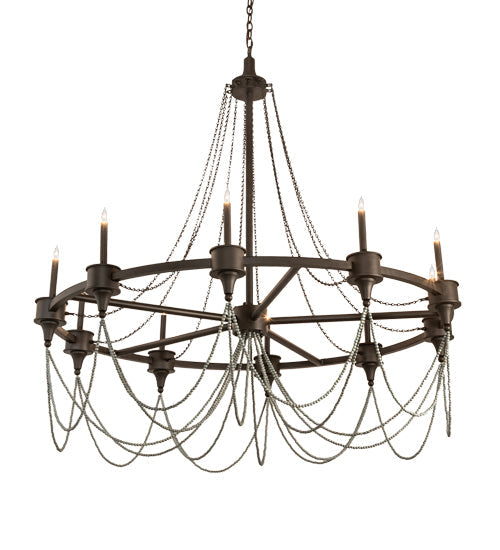 Meyda 60" Wide Marcie 10 Light Chandelier '212031