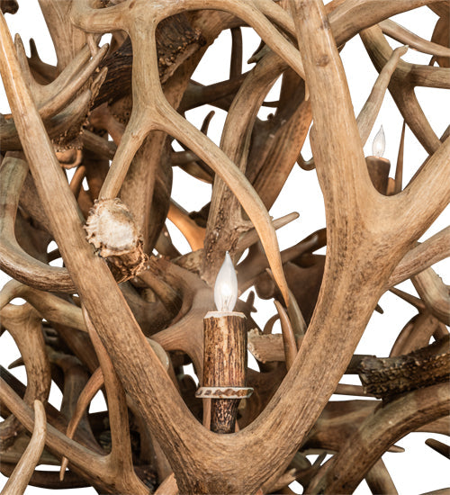 Meyda 84" Wide Antlers 16 Light Chandelier- 212261