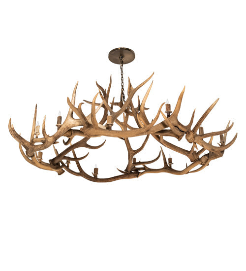 Meyda 85" Wide Antlers 12 Light Chandelier- 212271