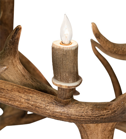 Meyda 70" Wide Antlers Elk 18 Light Chandelier- 212276