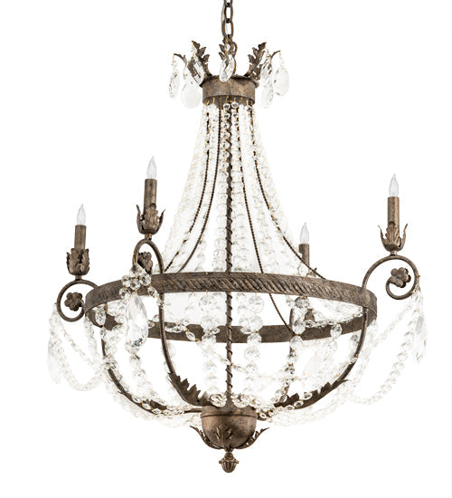 Meyda 34" Wide Antonia 4 Light Chandelier- 212391