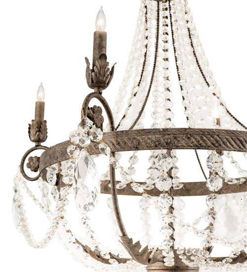 Meyda 34" Wide Antonia 4 Light Chandelier- 212391