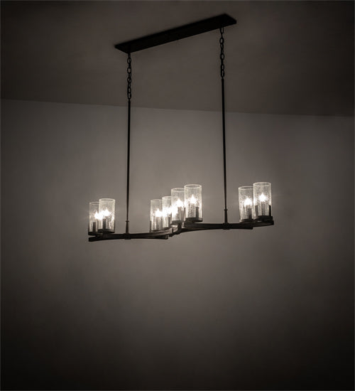 Meyda 52" Long Cero 8 Light Oblong Chandelier 215599