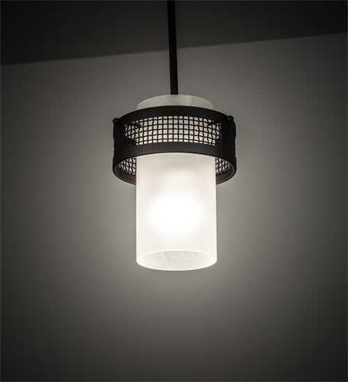 Meyda 8" Wide Maglia Semplice Mini Pendant '216797