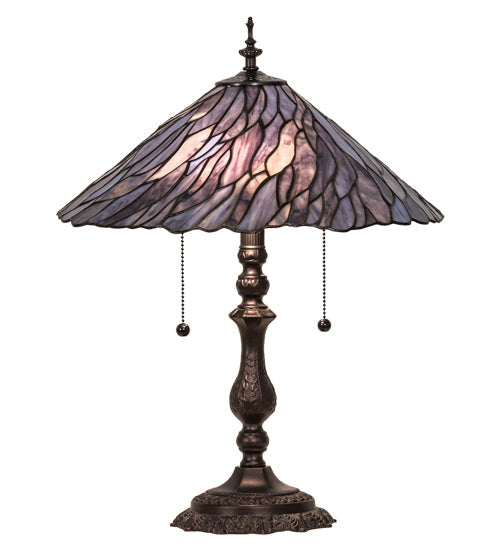 Meyda 21" High Willow Jadestone Table Lamp - 218128