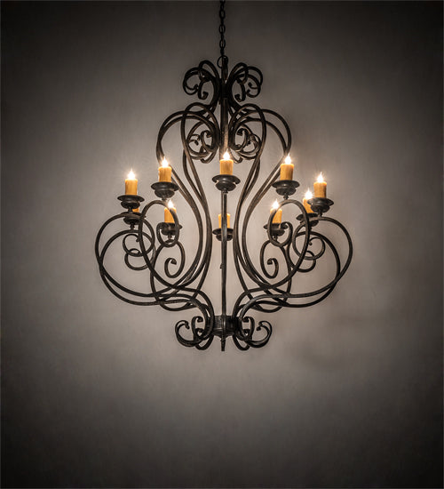 Meyda 42" Wide Fernando 10 Light Chandelier '218590