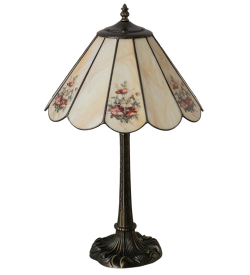 Meyda 21" High Pansies Table Lamp- 218834