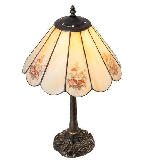 Meyda 21" High Pansies Table Lamp- 218834