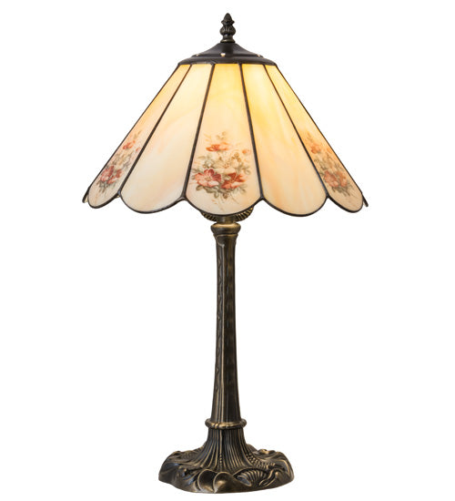 Meyda 21" High Pansies Table Lamp- 218834