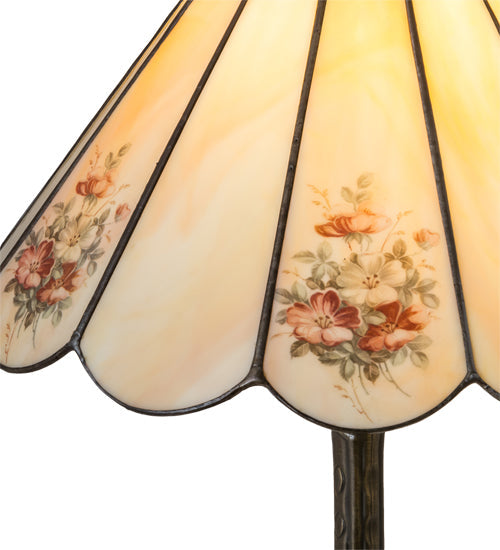 Meyda 21" High Pansies Table Lamp- 218834