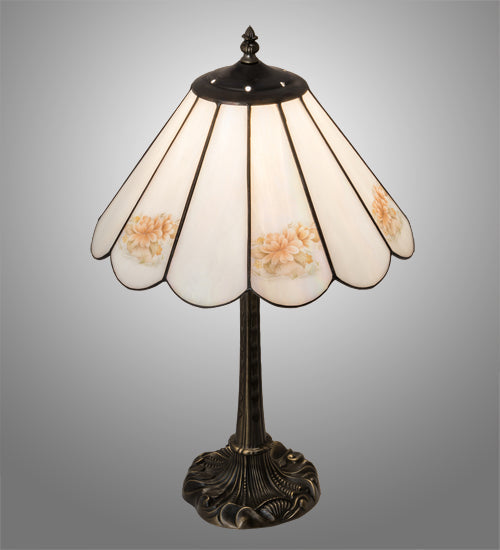 Meyda 21" High Roses Table Lamp - 218840