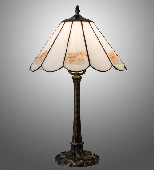 Meyda 21" High Roses Table Lamp - 218840