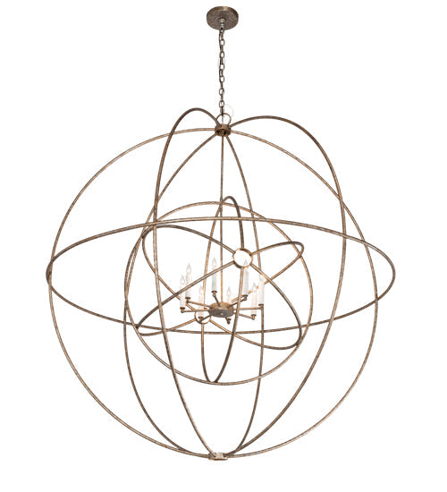 Meyda 60" Wide Atom Enerjisi 8 Light Chandelier '219211