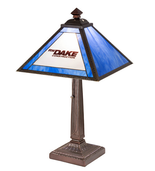 Meyda 23" High Personalized Mission Table Lamp- 219517