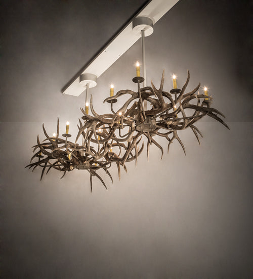 Meyda 84" Long Antlers Chandelier- 220836