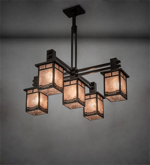 Meyda 36" Wide Roylance 5 Light Chandelier '222753