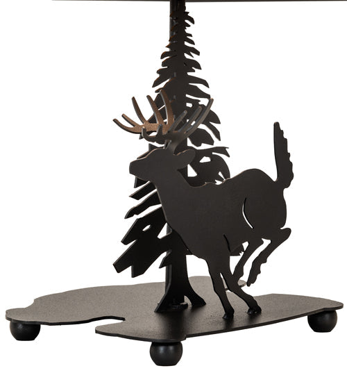 Meyda 8.5" High Lone Deer Table Base '22495