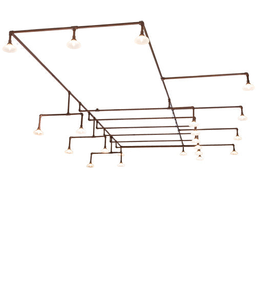 Meyda 312" Long PipeDream 21 Light Chandeli  '226153