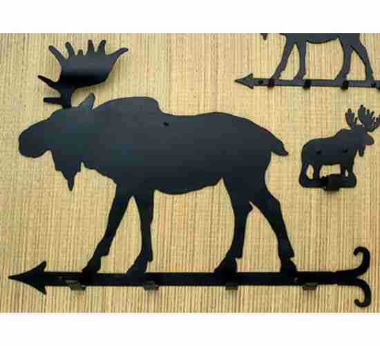 Meyda 24"L Moose Coat Rack 22779