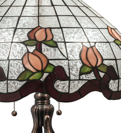 Meyda 32" High Roseborder Table Lamp - 228799