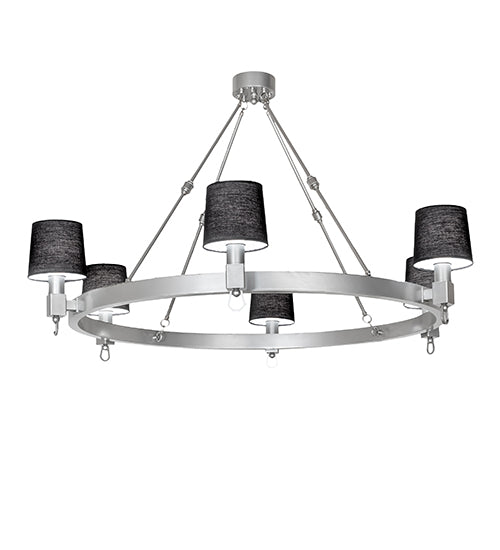 Meyda 60" Wide Luebeck 6 Light Chandelier- 229819