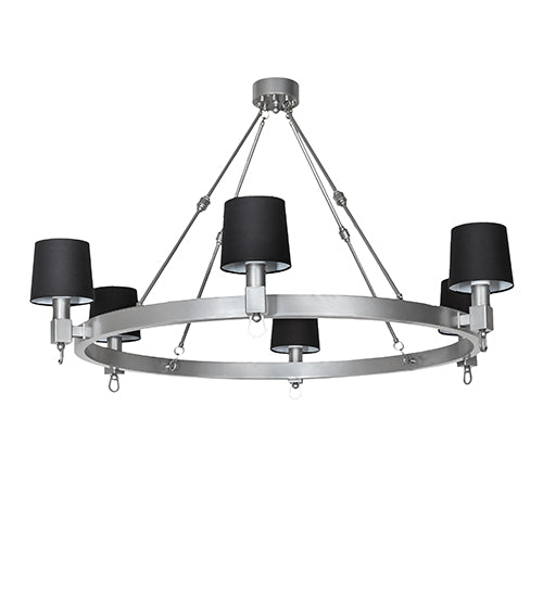 Meyda 60" Wide Luebeck 6 Light Chandelier- 229819