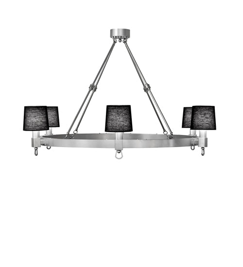 Meyda 60" Wide Luebeck 6 Light Chandelier- 229819