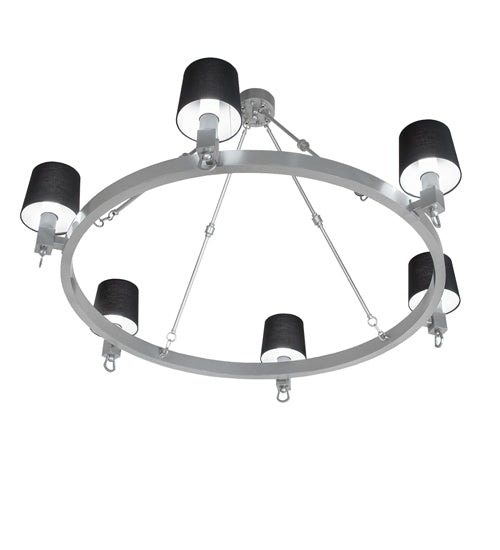 Meyda 60" Wide Luebeck 6 Light Chandelier- 229819