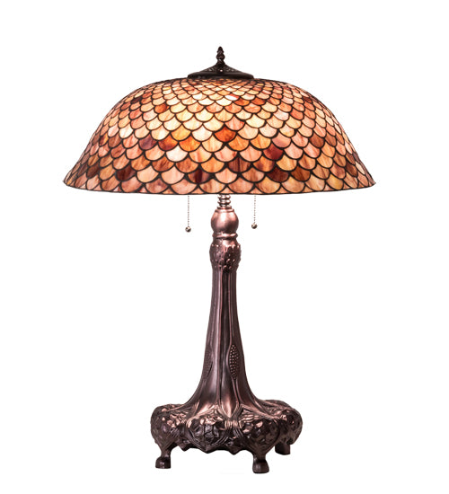 Meyda 31" High Fishscale Table Lamp- 230408