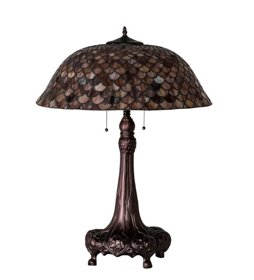 Meyda 31" High Fishscale Table Lamp- 230408