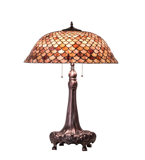 Meyda 31" High Fishscale Table Lamp- 230408