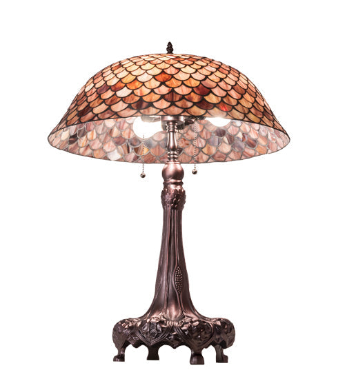 Meyda 31" High Fishscale Table Lamp- 230408