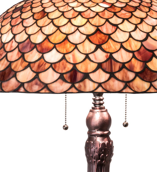 Meyda 31" High Fishscale Table Lamp- 230408