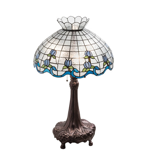 Meyda 32" High Roseborder Table Lamp - 230472