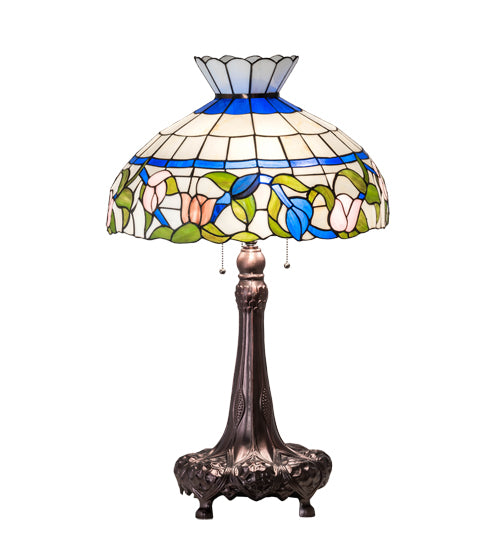 Meyda 33" High Rose Vine Table Lamp- 230475