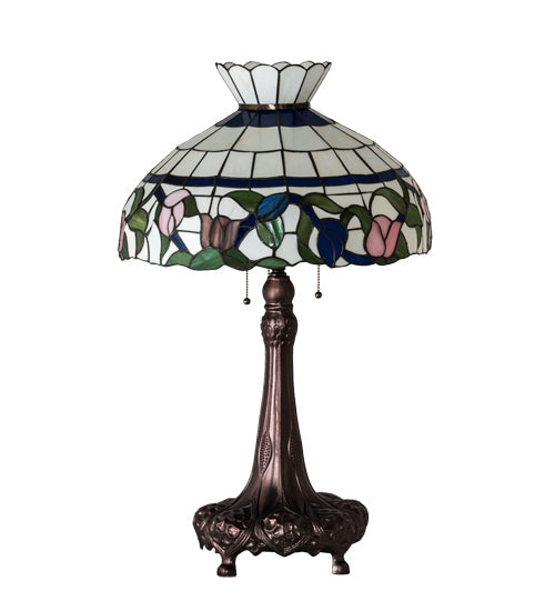 Meyda 33" High Rose Vine Table Lamp- 230475