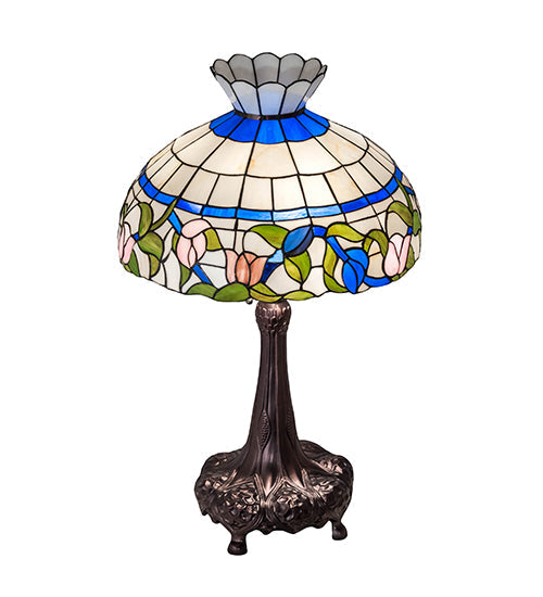 Meyda 33" High Rose Vine Table Lamp- 230475