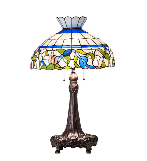 Meyda 33" High Rose Vine Table Lamp- 230475