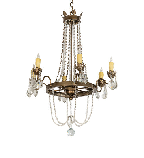 Meyda 28" Wide Dominique Chandelier- 232504