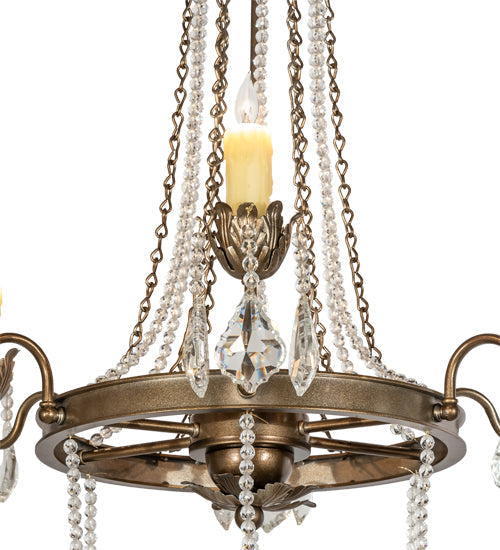 Meyda 28" Wide Dominique Chandelier- 232504