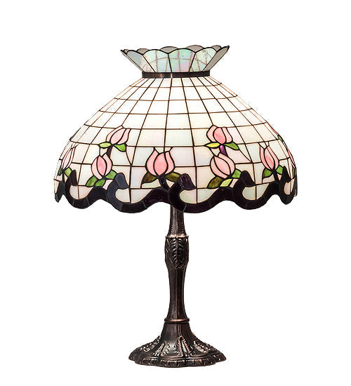 Meyda 26" High Roseborder Table Lamp- 232791