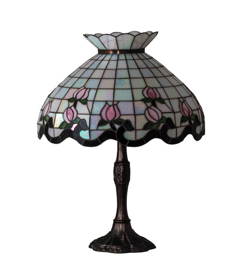 Meyda 26" High Roseborder Table Lamp- 232791