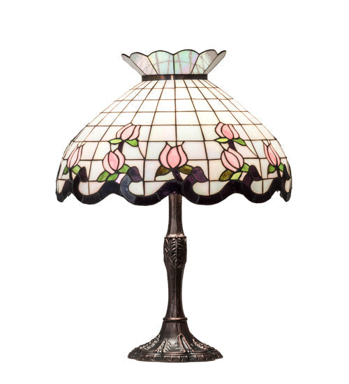 Meyda 26" High Roseborder Table Lamp- 232791