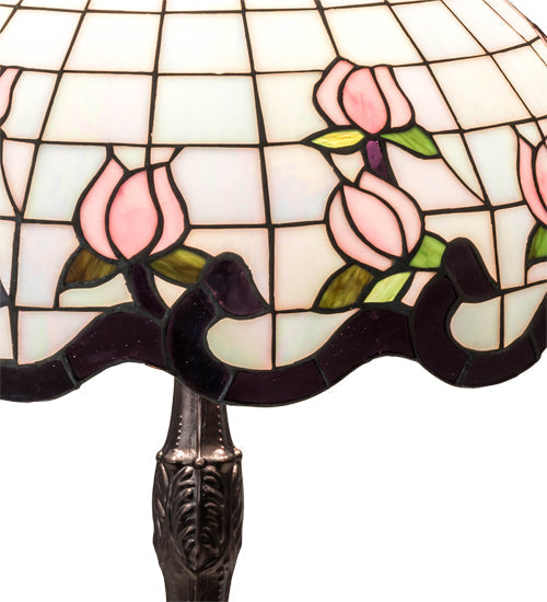 Meyda 26" High Roseborder Table Lamp- 232791